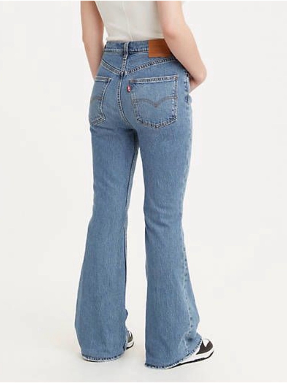 Levi's Light Blue Flare Jeans - High Rise